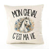 Housse de Coussin Mon cheval c'est ma vie