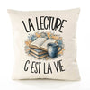 Housse de Coussin La lecture c'est la vie