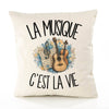 Housse de Coussin La musique c'est la vie