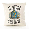 Housse de Coussin Le vitrail c'est la vie