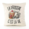 Housse de Coussin La pâtisserie c'est la vie