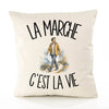 Housse de Coussin La marche c'est la vie