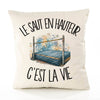 Housse de Coussin Le saut en hauteur c'est la vie