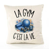 Housse de Coussin La gym c'est la vie