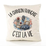 Housse de Coussin La chanson française c'est la vie