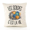 Housse de Coussin Les soldes c'est la vie