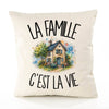 Housse de Coussin La famille c'est la vie