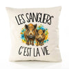 Housse de Coussin Les sangliers c'est la vie
