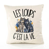 Housse de Coussin Les loups c'est la vie