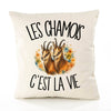 Housse de Coussin Les chamois c'est la vie