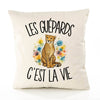 Housse de Coussin Les guépards c'est la vie