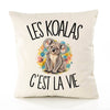 Housse de Coussin Les koalas c'est la vie