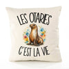 Housse de Coussin Les otaries c'est la vie
