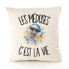 Housse de Coussin Les méduses c'est la vie