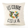 Housse de Coussin Les colibris c'est la vie