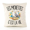 Housse de Coussin Les mouettes c'est la vie