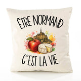 Housse de Coussin Être normand c'est la vie
