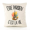 Housse de Coussin Être parisien c'est la vie