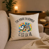 Housse de Coussin Être peintre en bâtiment c'est la vie