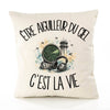 Housse de Coussin Être aiguilleur du ciel c'est la vie