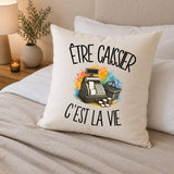 Housse de Coussin Être caissier c'est la vie