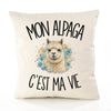 Housse de Coussin Mon alpaga c'est ma vie