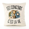 Housse de Coussin Les concours c'est la vie
