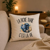 Housse de Coussin La boxe thaïe c'est la vie