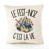 Housse de Coussin Le fest-noz c'est la vie