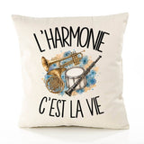 Housse de Coussin L'harmonie c'est la vie