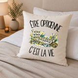 Housse de Coussin Être opticienne c'est la vie