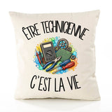 Housse de Coussin Être technicienne c'est la vie