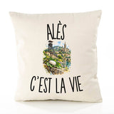 Housse de Coussin Alès c’est la vie