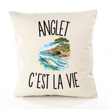 Housse de Coussin Anglet c’est la vie