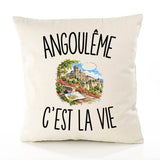 Housse de Coussin Angoulême c’est la vie