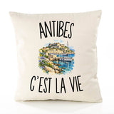 Housse de Coussin Antibes c’est la vie