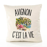 Housse de Coussin Avignon c’est la vie