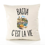 Housse de Coussin Bastia c’est la vie