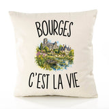 Housse de Coussin Bourges c’est la vie