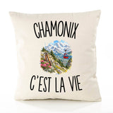 Housse de Coussin Chamonix c’est la vie