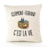 Housse de Coussin Clermont-Ferrand c’est la vie