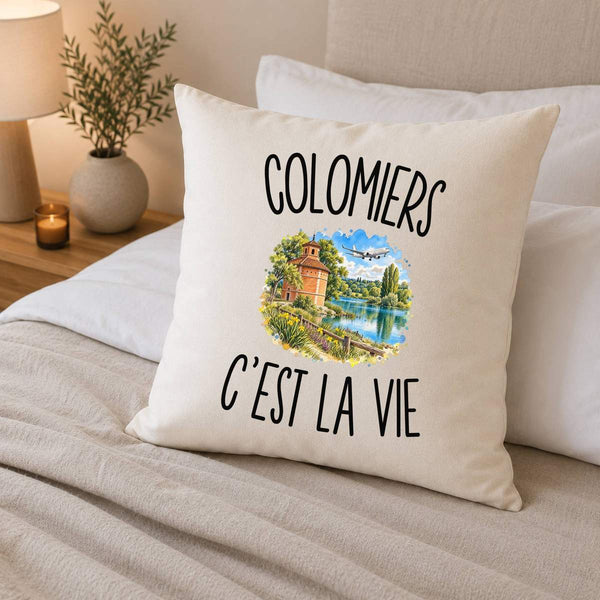Housse de Coussin Colomiers c’est la vie
