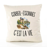 Housse de Coussin Corbeil-Essonnes c’est la vie