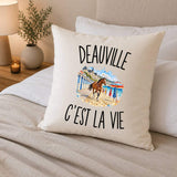 Housse de Coussin Deauville c’est la vie