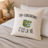 Housse de Coussin Évry-Courcouronnes c’est la vie