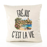 Housse de Coussin Fréjus c’est la vie