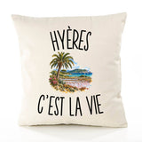 Housse de Coussin Hyères c’est la vie