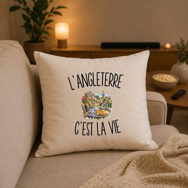 Housse de Coussin L’Angleterre c’est la vie