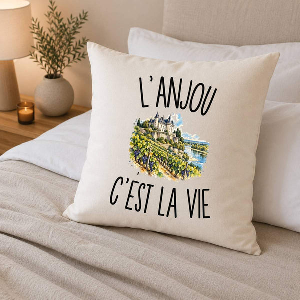 Housse de Coussin L’Anjou c’est la vie