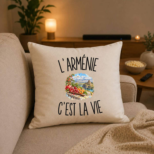 Housse de Coussin L’Arménie c’est la vie